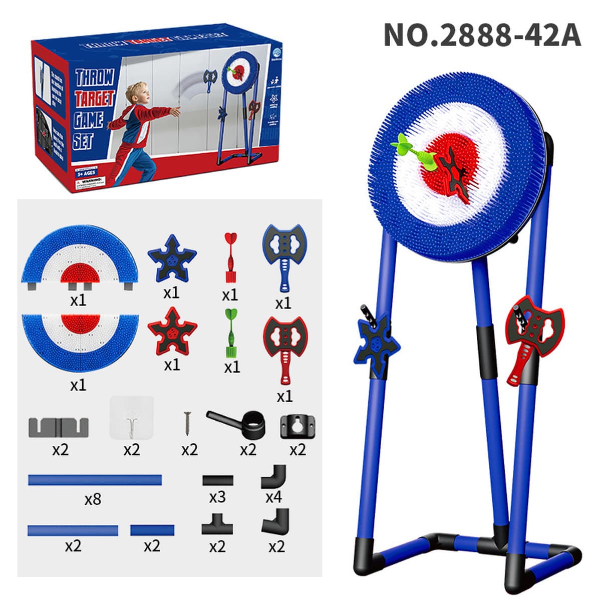 Набор для метания дротиков для детей с подставкой, игра с тарелками и топором, для дома и улицы
