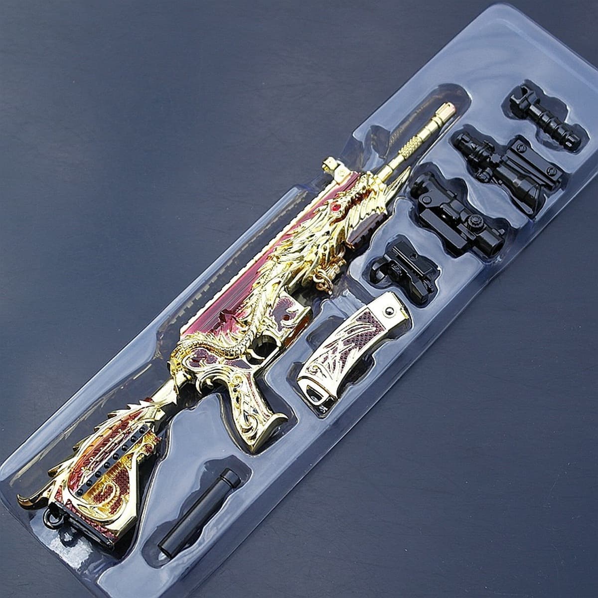 Побег Иисуса и мирное оружие боя M24 AKM M416 98K AWM модель пистолета кожа брелок