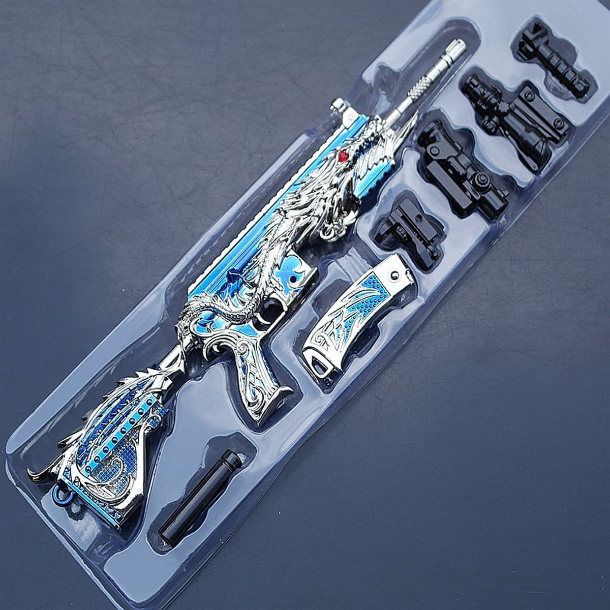 Побег Иисуса и мирное оружие боя M24 AKM M416 98K AWM модель пистолета кожа брелок