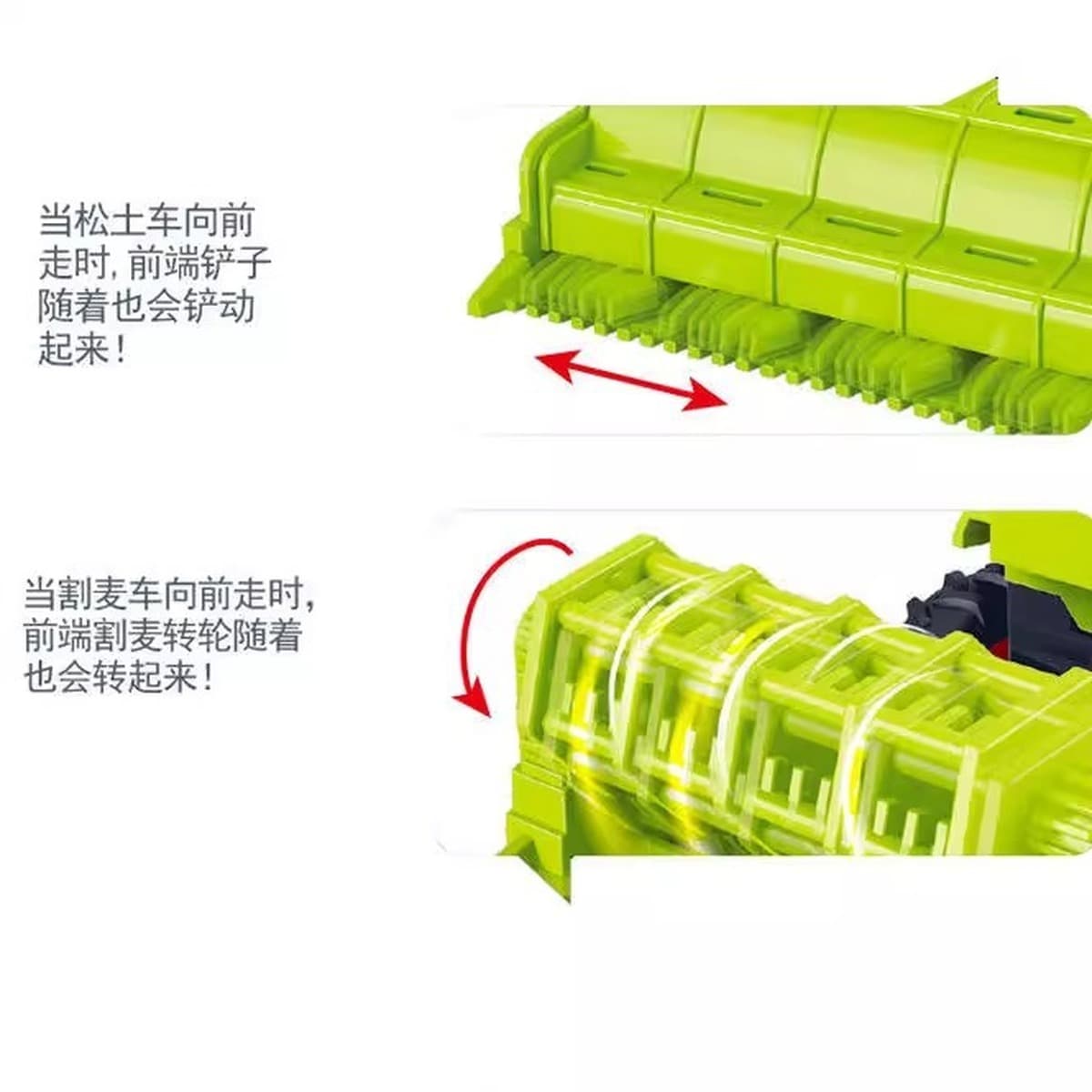 Съемная строительная машина Сельскохозяйственный автомобиль прицеп для детей инерционный трактор игрушечный автомобиль...