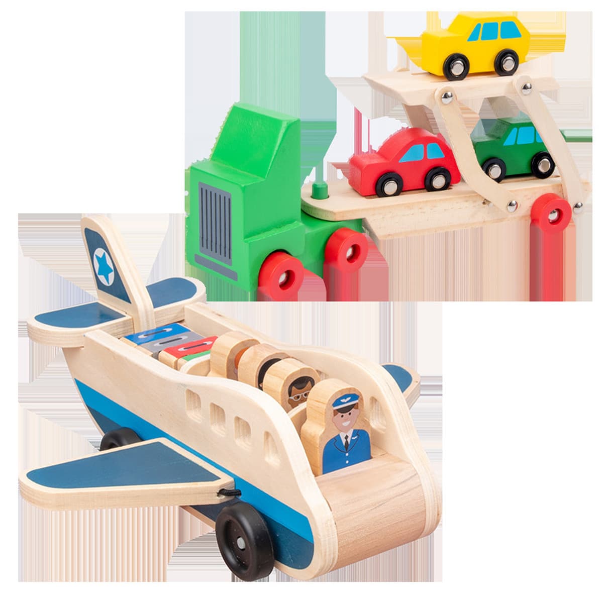 Деревянные транспортные игрушки Детские развивающие игрушки Деревянные буксиры Авиамодели Производители