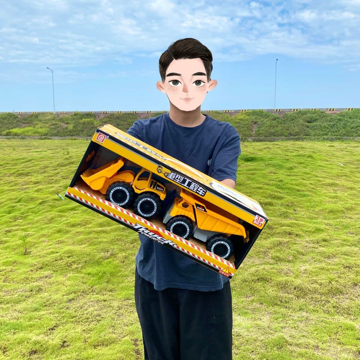 Детские игрушки мальчики Тяжелая Инженерная машина двухгруженный экскаватор модель транспортного средства стойло зачисление...