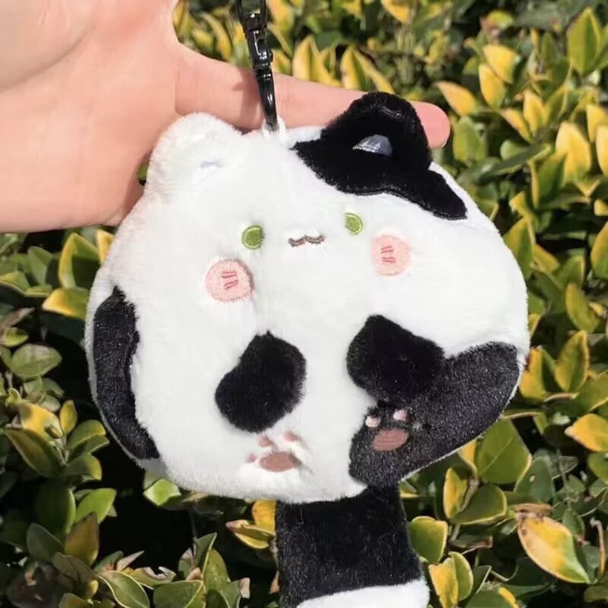 Симпатичная группа мяу вешалка хвост скрипит кошка плюшевые куклы s девушка сердце брелок подарок