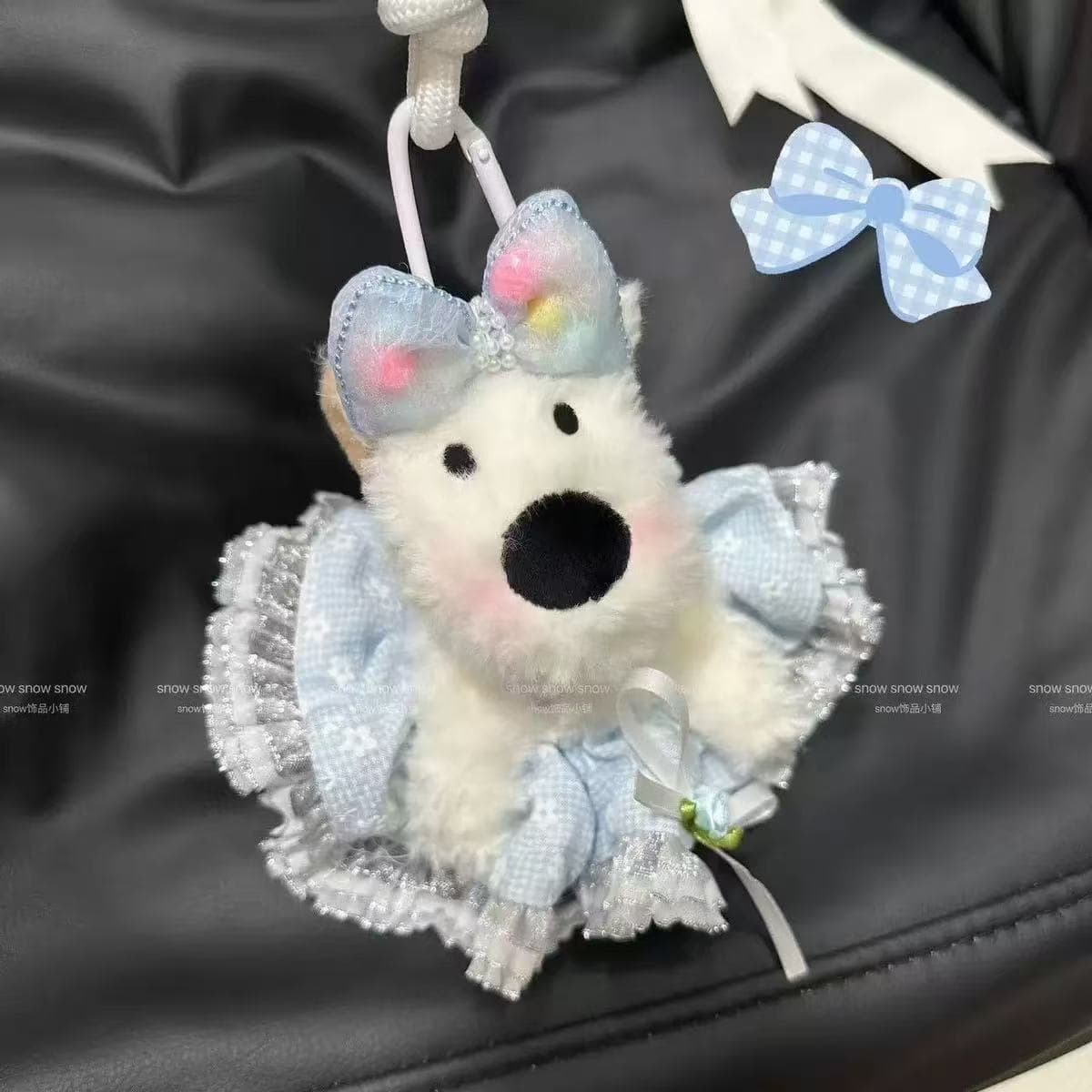 Автомобиль Youpin West Highland щенок плюшевая игрушка кукла кукла сумка брелок подвеска слепая коробка подарок