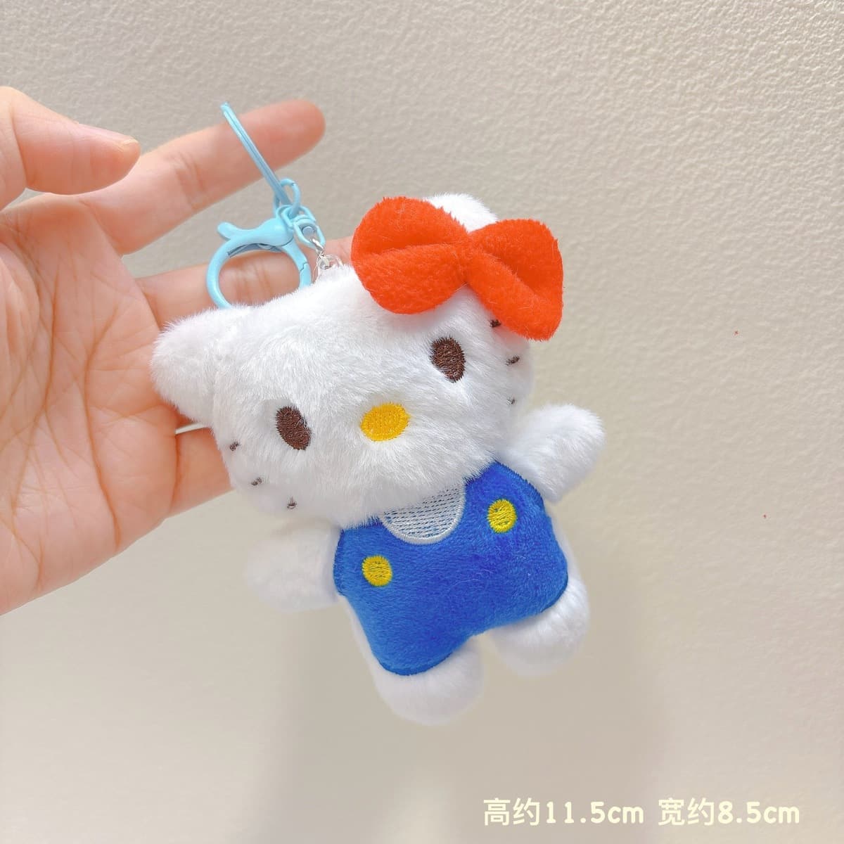 Популярный пищащий плюшевый брелок-подвеска в виде милого котенка, игрушка для автоматов с игрушками, плюшевая кукла
