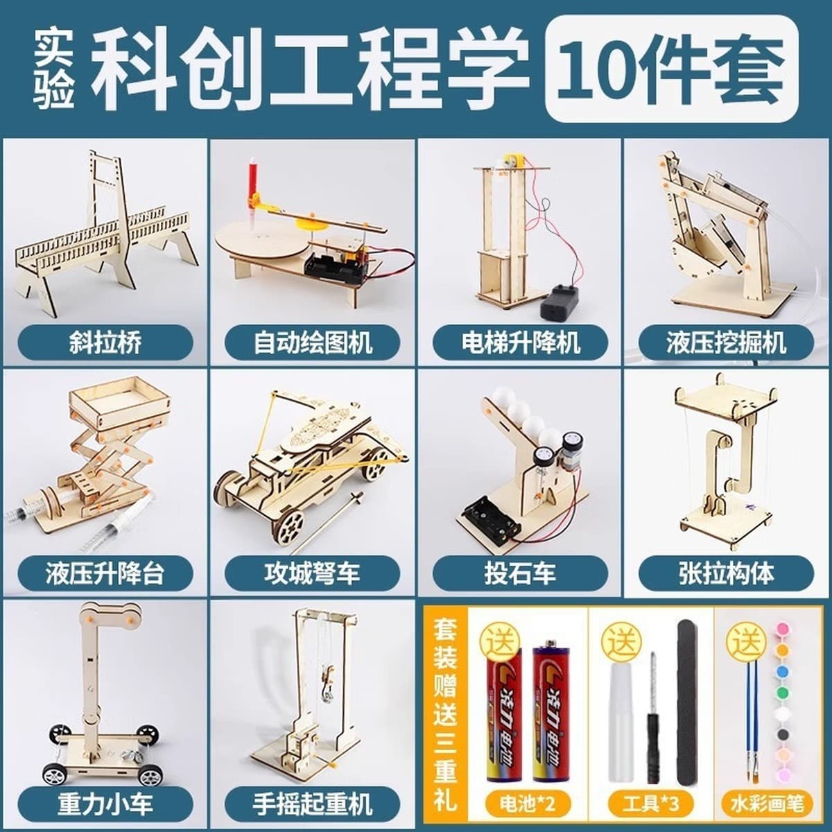 Научный экспериментальный набор ручной генератор студенты технологии делают маленькие изобретения diy детские развивающие...