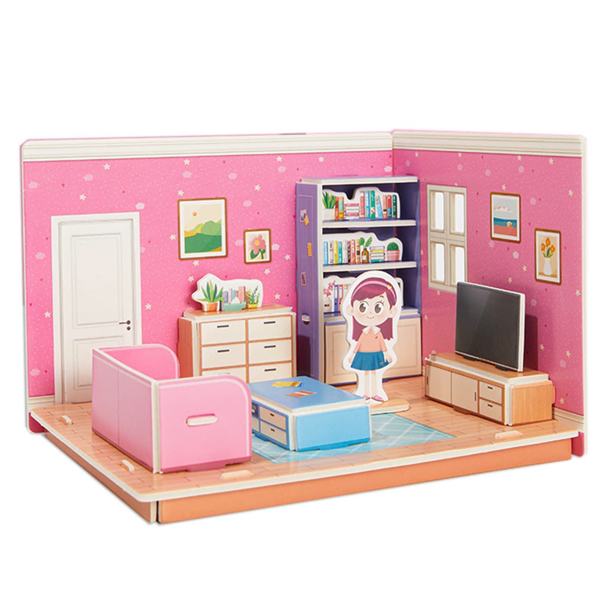 Aishang Бой Детская бумажная головоломка стерео 3d модель мальчика ручной работы дом раннего образования развивающие игрушки...