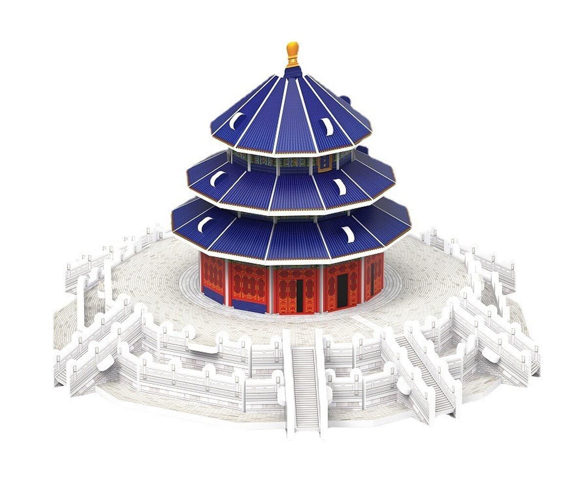 3D-пазл «Ворота Тяньаньмэнь», игрушка для творчества в классе, подарок на День независимости, развивающий конструктор,...