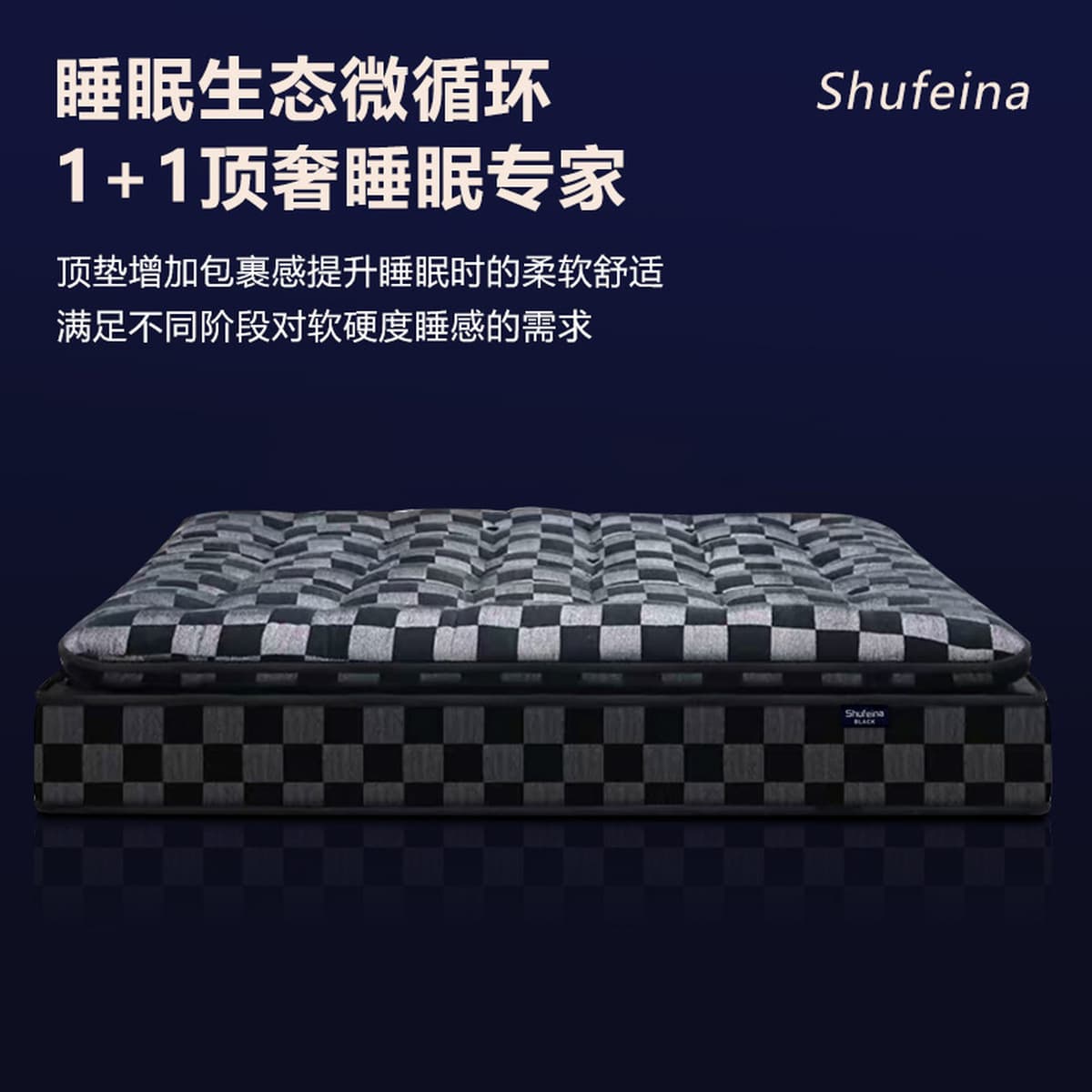 Элитный шерстяной независимый двухслойный пружинный матрас, матрас для звездных отелей, матрас с ручной обивкой на кнопках и...