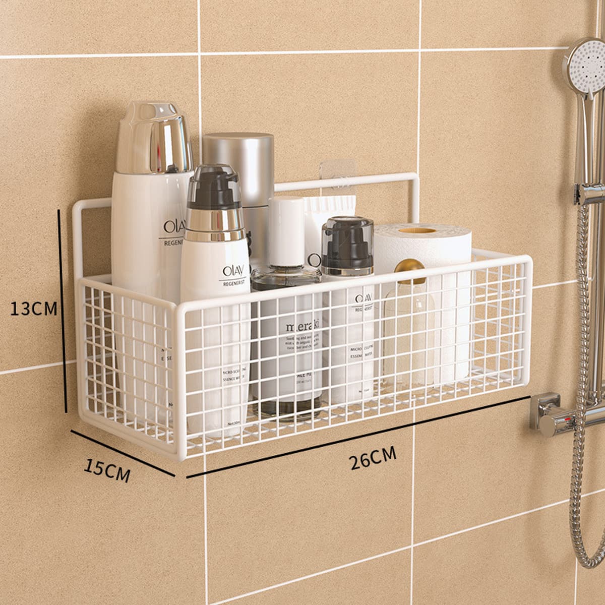 Кухонная полка для хранения без перфорации, задняя дверная полка для хранения, настенная полка для хранения в ванной...