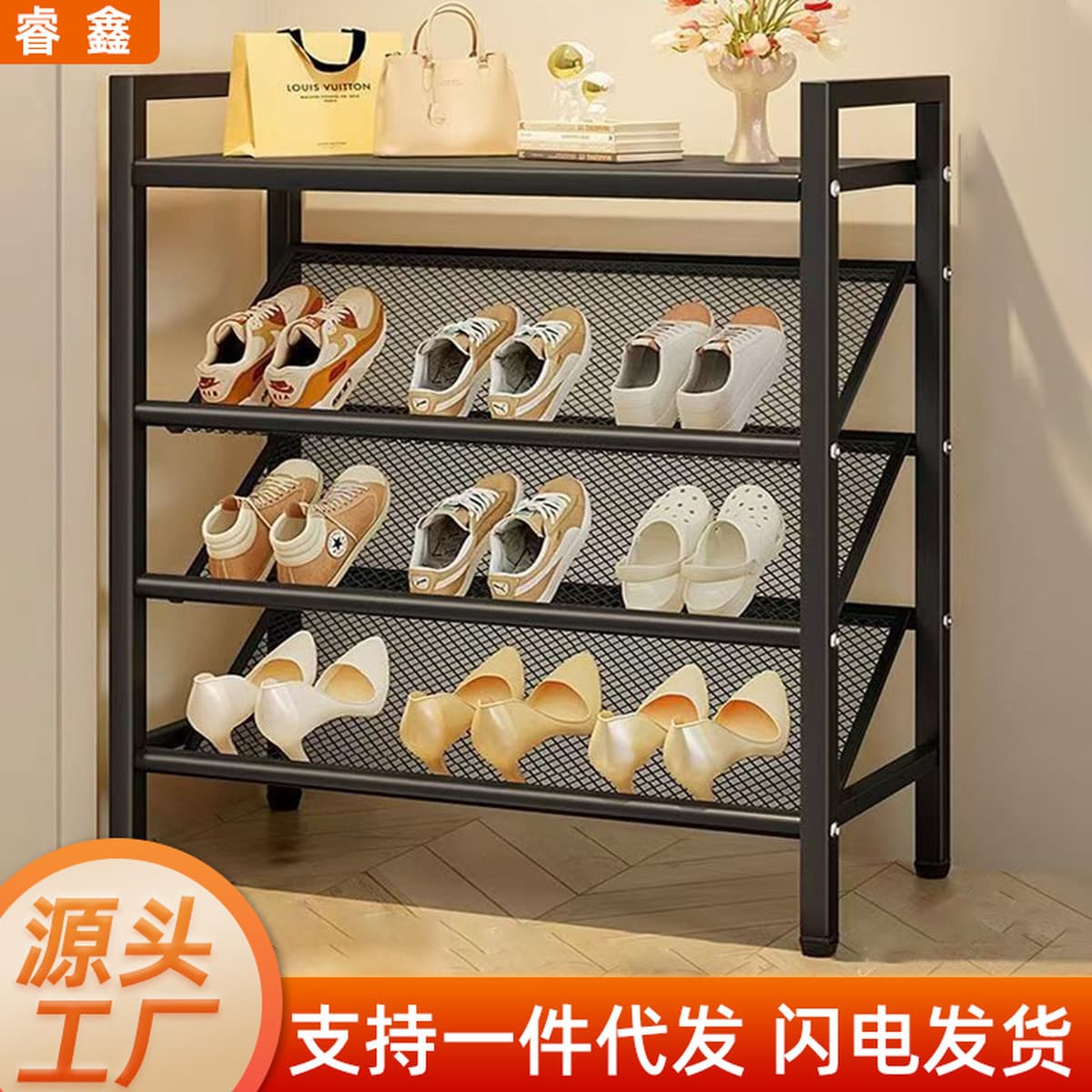 Многоярусная подставка для обуви для прихожей, для дома, общежития, аренды, с возможностью демонстрации обуви