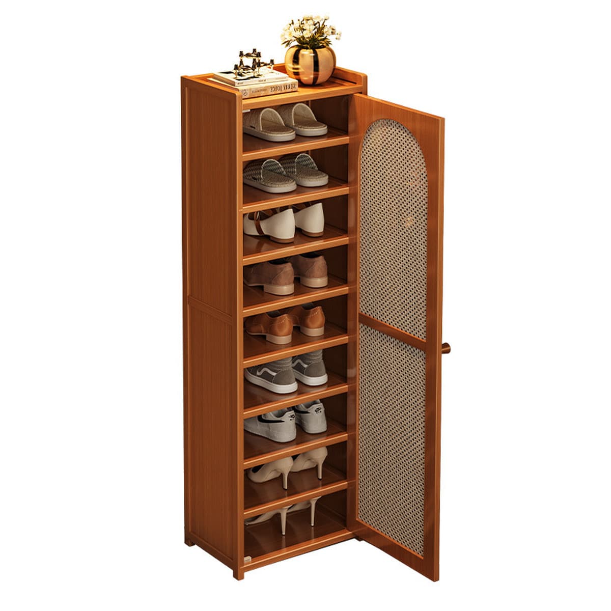 Шкаф для обуви, домашняя внутренняя входная дверь, полка для обуви, многослойная напольная стойка для хранения, простой...