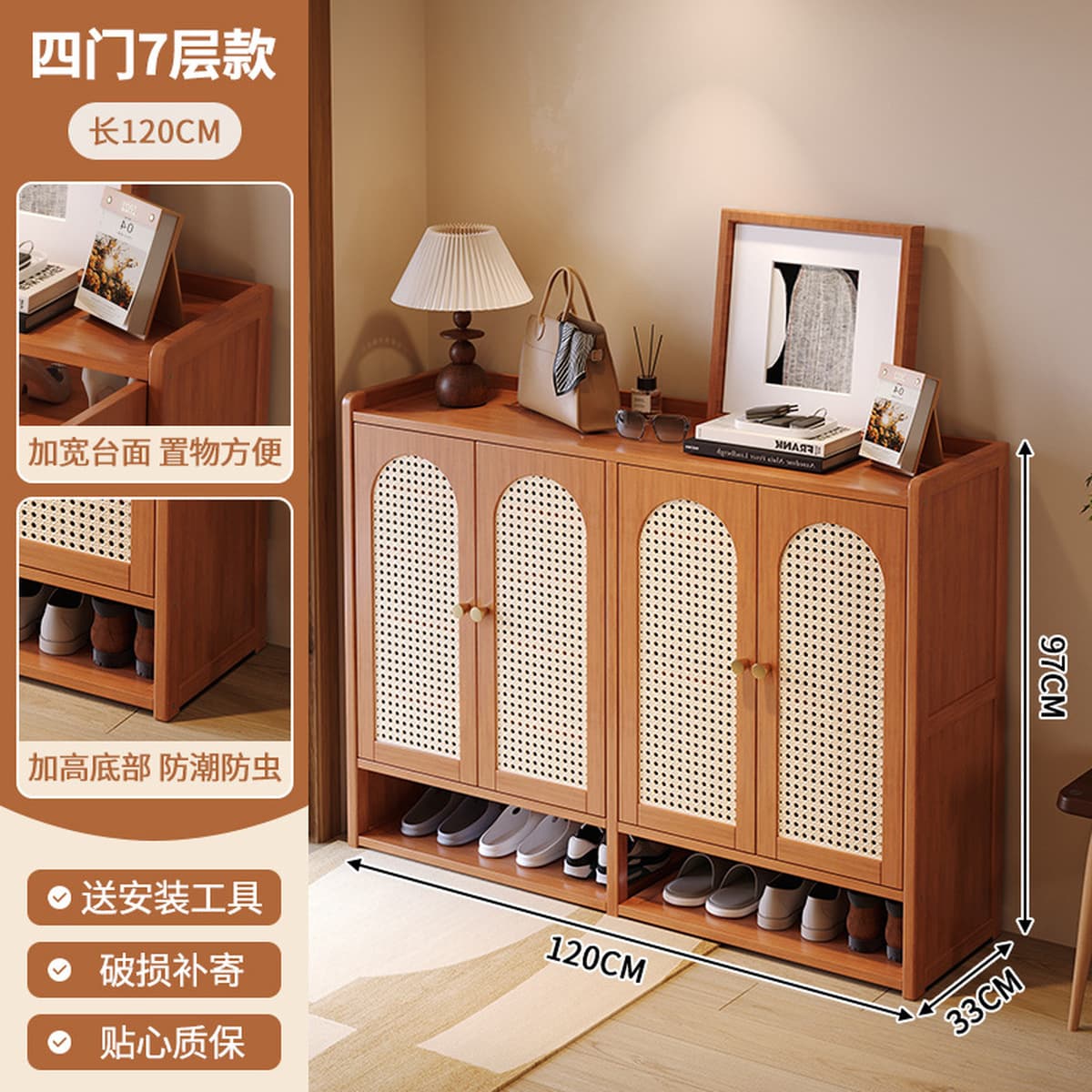 Шкаф для обуви, домашняя внутренняя входная дверь, полка для обуви, многослойная напольная стойка для хранения, простой...