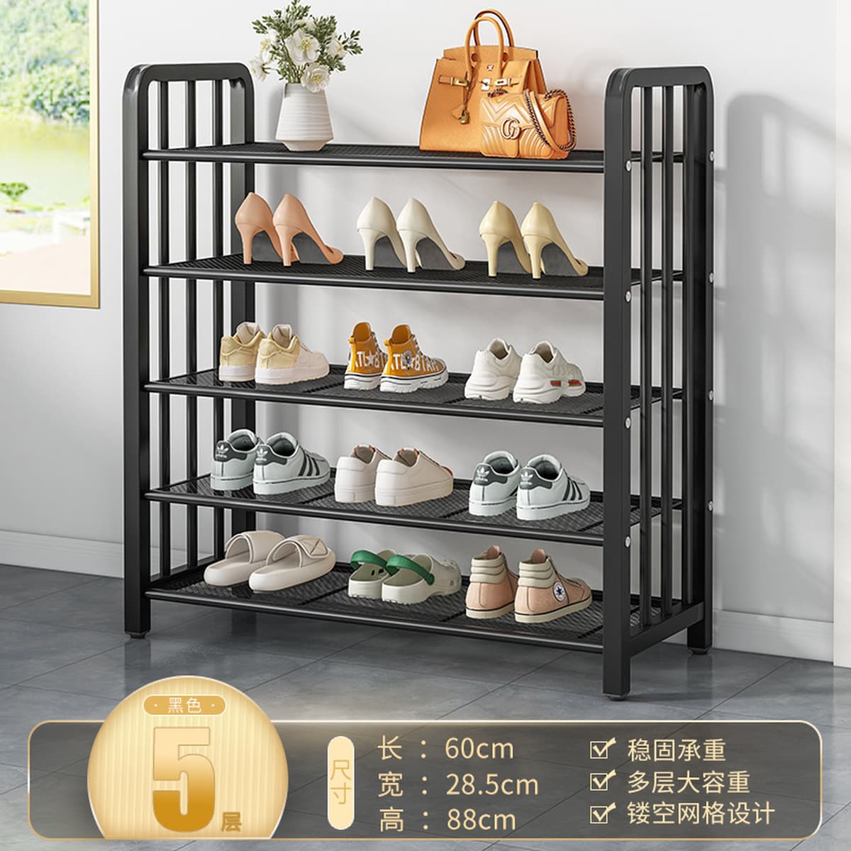 Напольная обувница для прихожей, минимальный заказ — одна штука, многоярусная компактная обувница, пылезащитный простой шкаф...