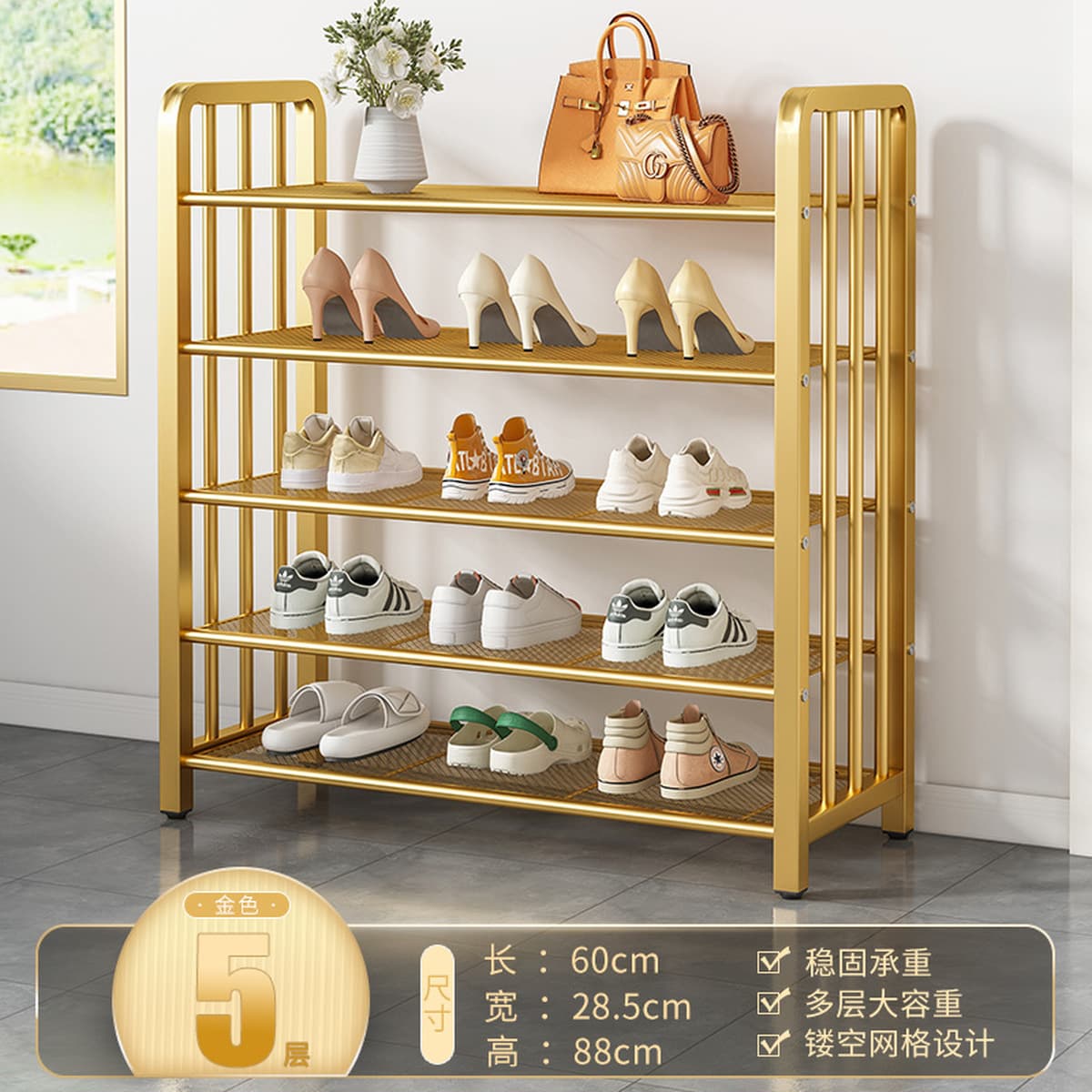 Напольная обувница для прихожей, минимальный заказ — одна штука, многоярусная компактная обувница, пылезащитный простой шкаф...