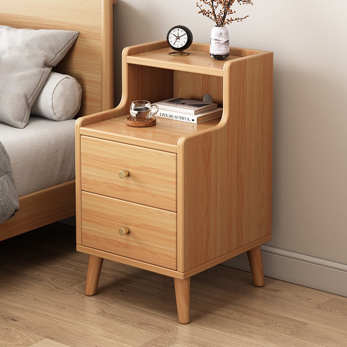 Прикроватная тумбочка для дома в малогабаритных квартирах, ультраузкая прикроватная полка для хранения, новая прикроватная...