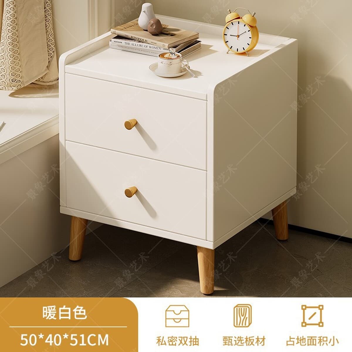 Прикроватная тумбочка для дома в малогабаритных квартирах, ультраузкая прикроватная полка для хранения, новая прикроватная...