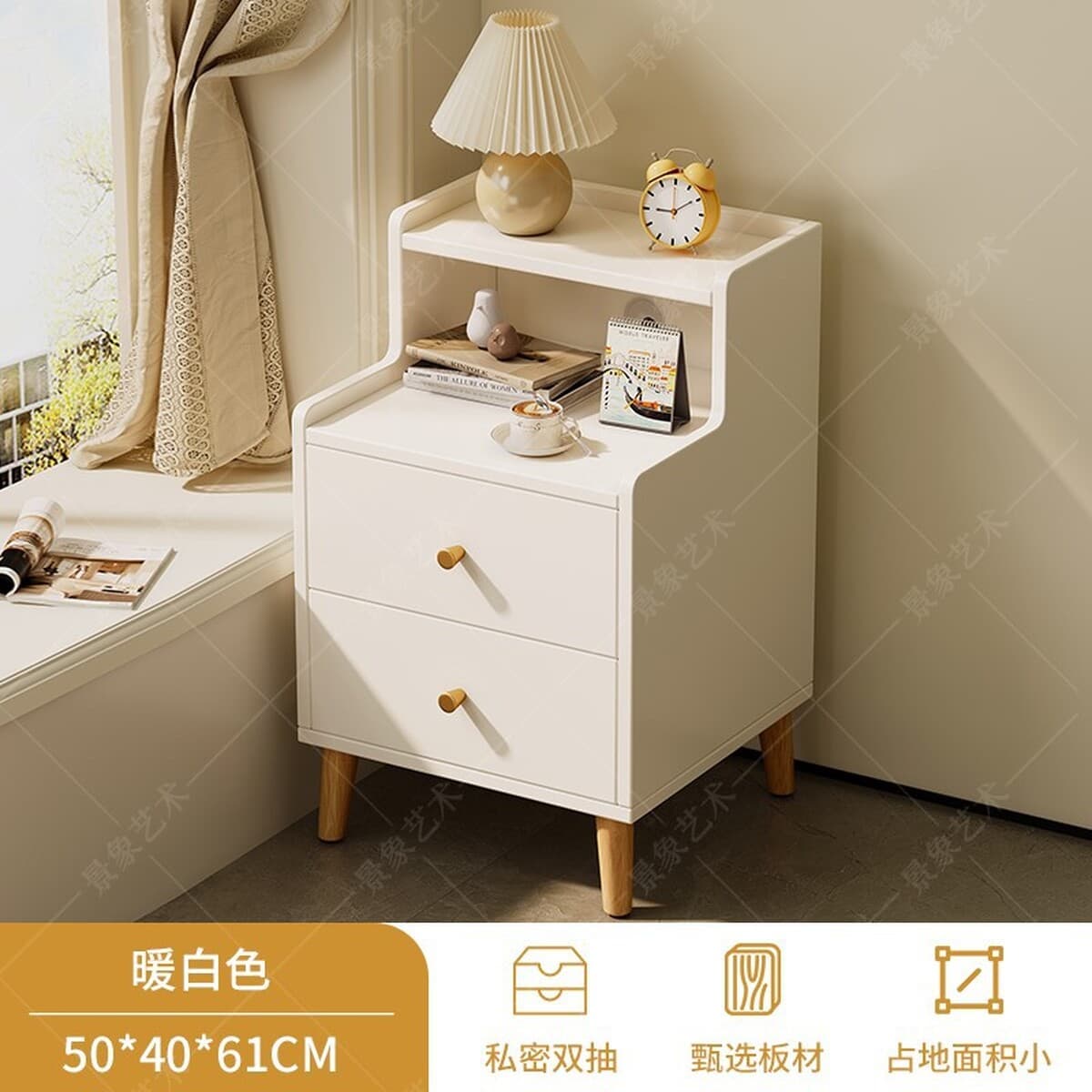 Прикроватная тумбочка для дома в малогабаритных квартирах, ультраузкая прикроватная полка для хранения, новая прикроватная...