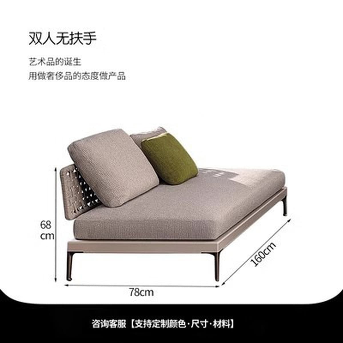 Открытый ротанговый диван Вилла Двор Досуг Тик Открытый Водонепроницаемый Солнцезащитный крем Мебель Сад Балкон Стул из...