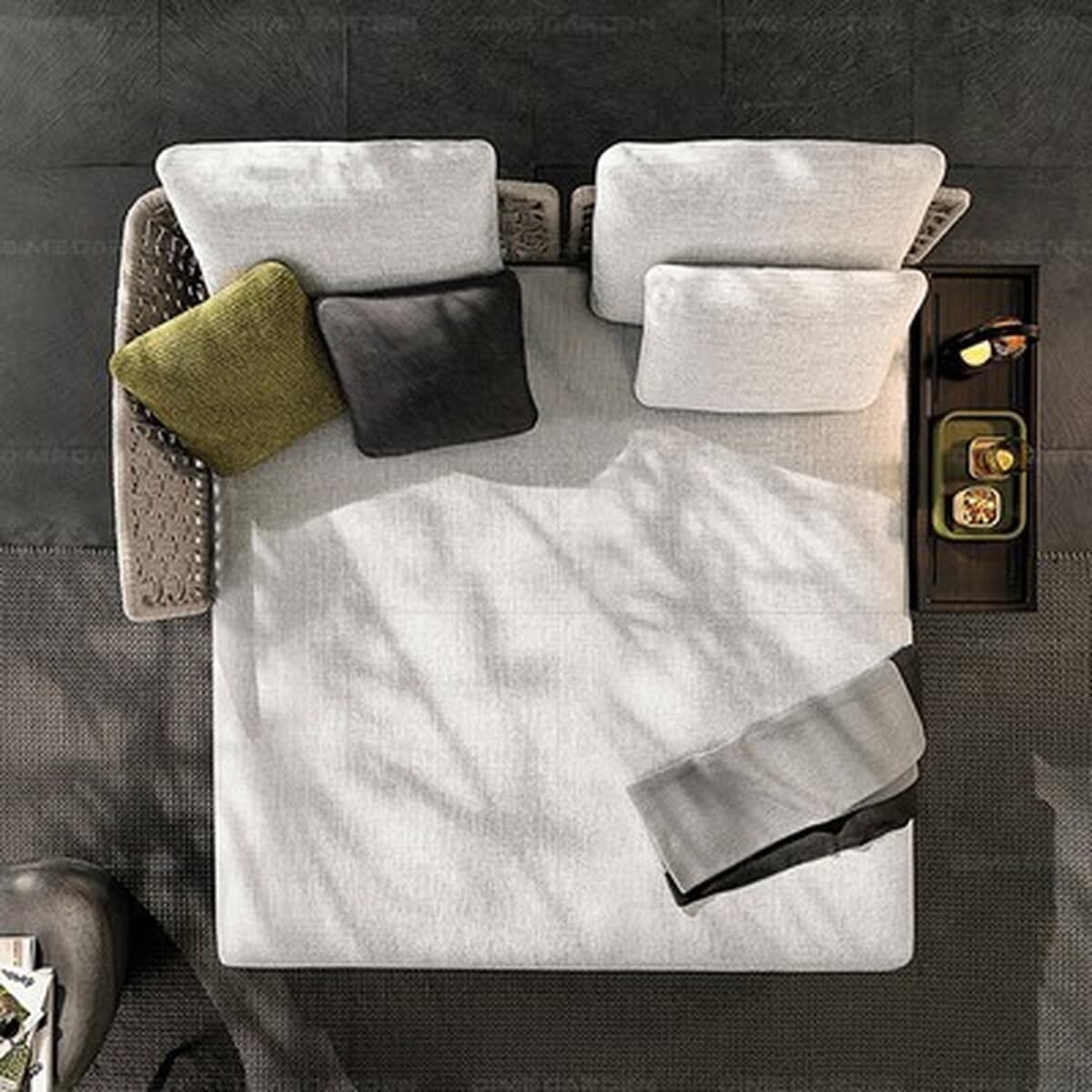 Открытый ротанговый диван Вилла Двор Досуг Тик Открытый Водонепроницаемый Солнцезащитный крем Мебель Сад Балкон Стул из...