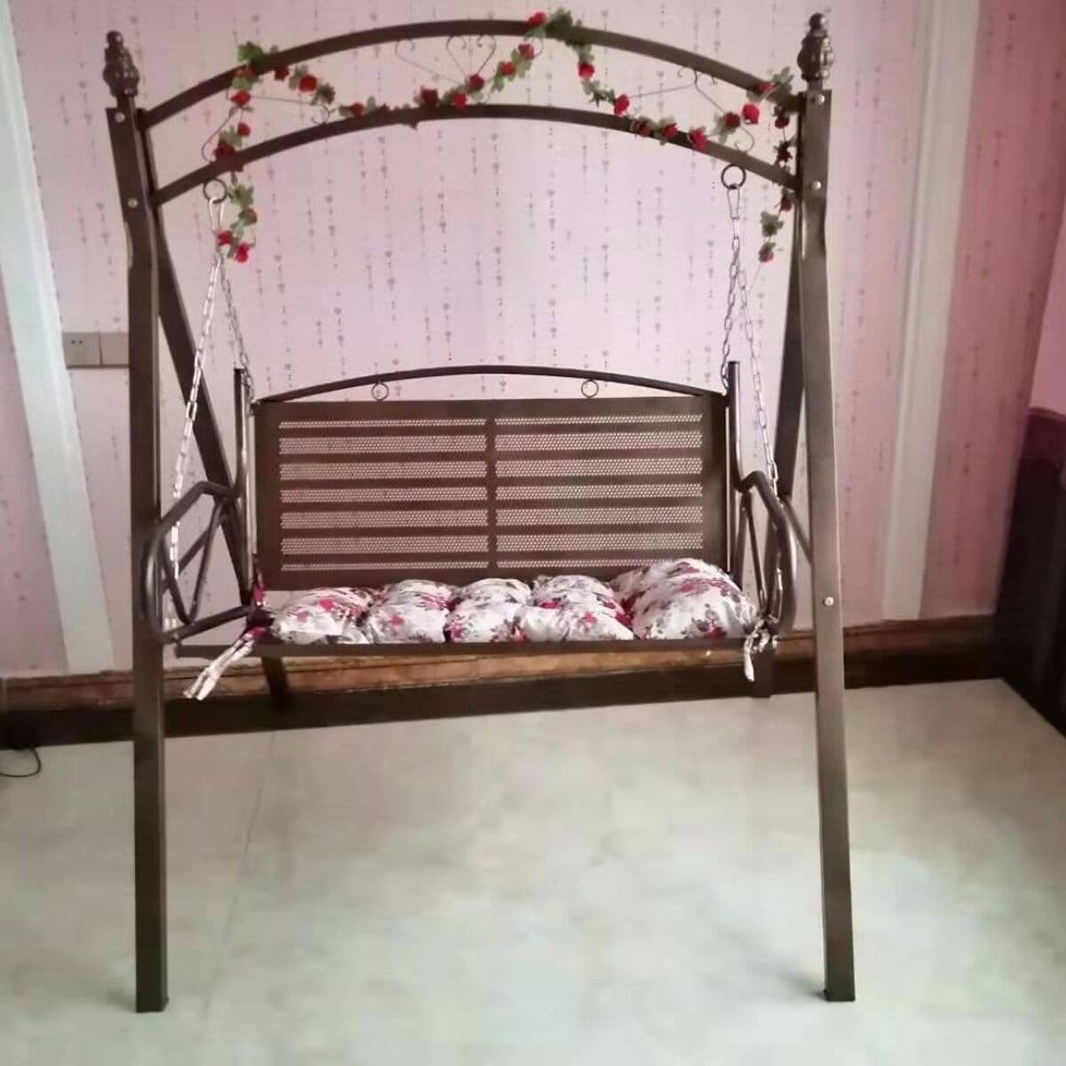 Двойной открытый качели кресло подвесной кресло подвесная корзина для детей открытый сад ленивый кресло-качалка синий стул...