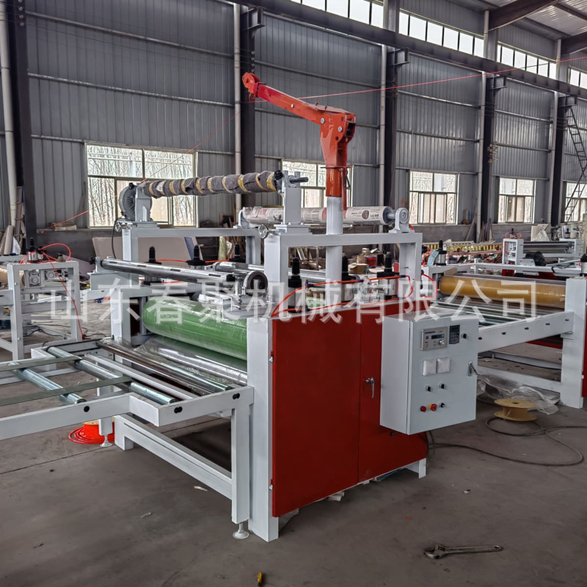 Линия производства плоской ламинации шпона, машина для горячего нанесения шпона PUR для отделки древесины, машина для...