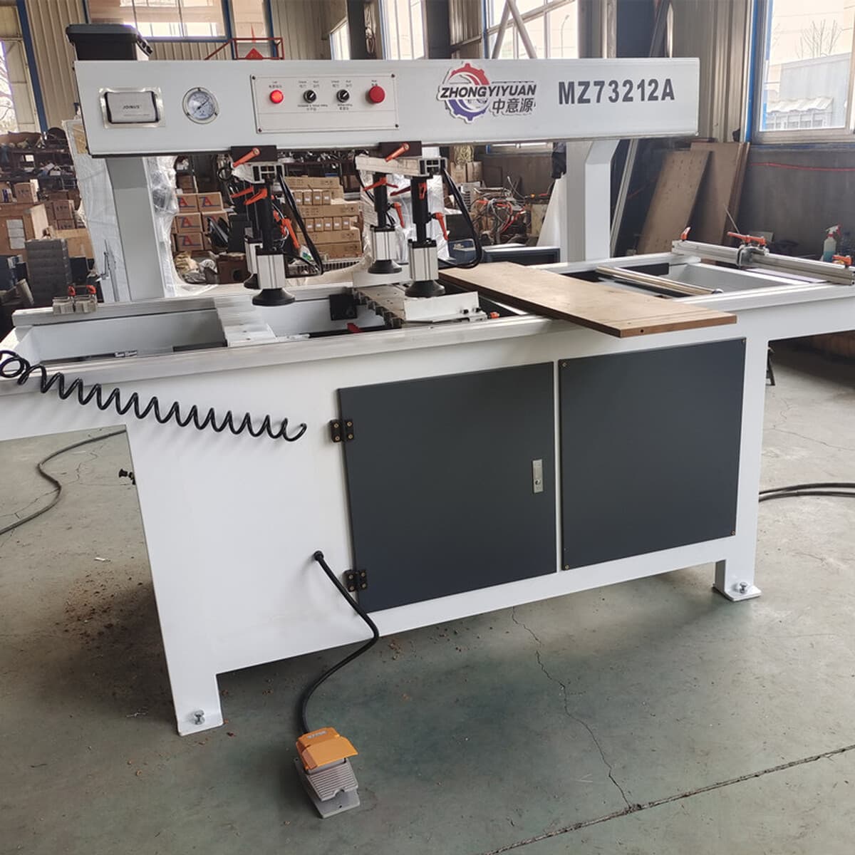 Рядная дрель для деревообработки, двухрядная дрель, сверлильный станок «три в одном», сверление мебельных шкафов,...