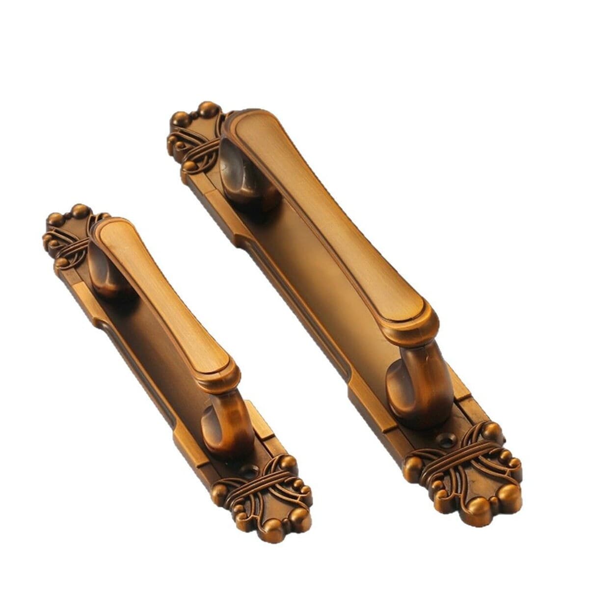 Легкая Роскошная Ретро Открытая деревянная дверная ручка Китайская Античная Медная цинковая сплав Открытая дверь Раздвижная...