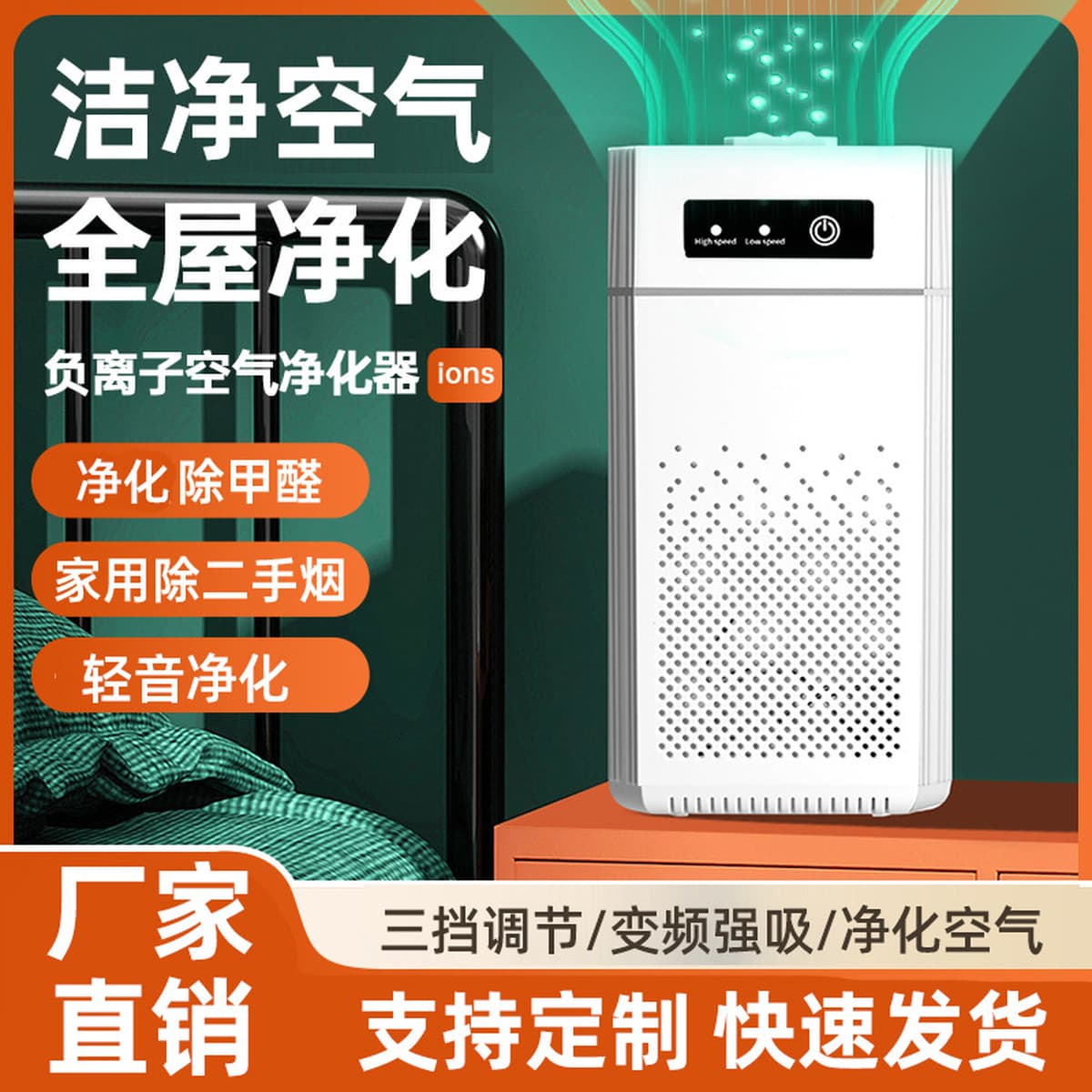 Очиститель воздуха бытовой закрытый офисный Настольный удаление формальдегида Дезодорация USB стерилизатор очистки воздуха