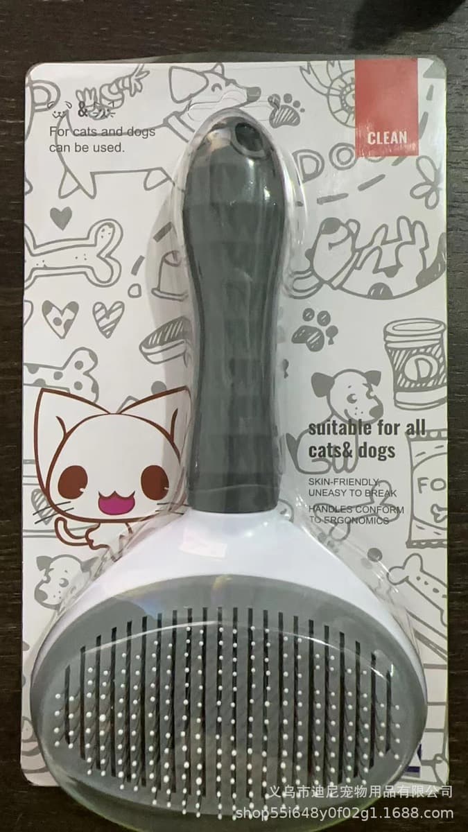 Расческа для домашних животных, нажмите одним щелчком мыши, чтобы удалить плавающие волосы, расческа для удаления волос,...