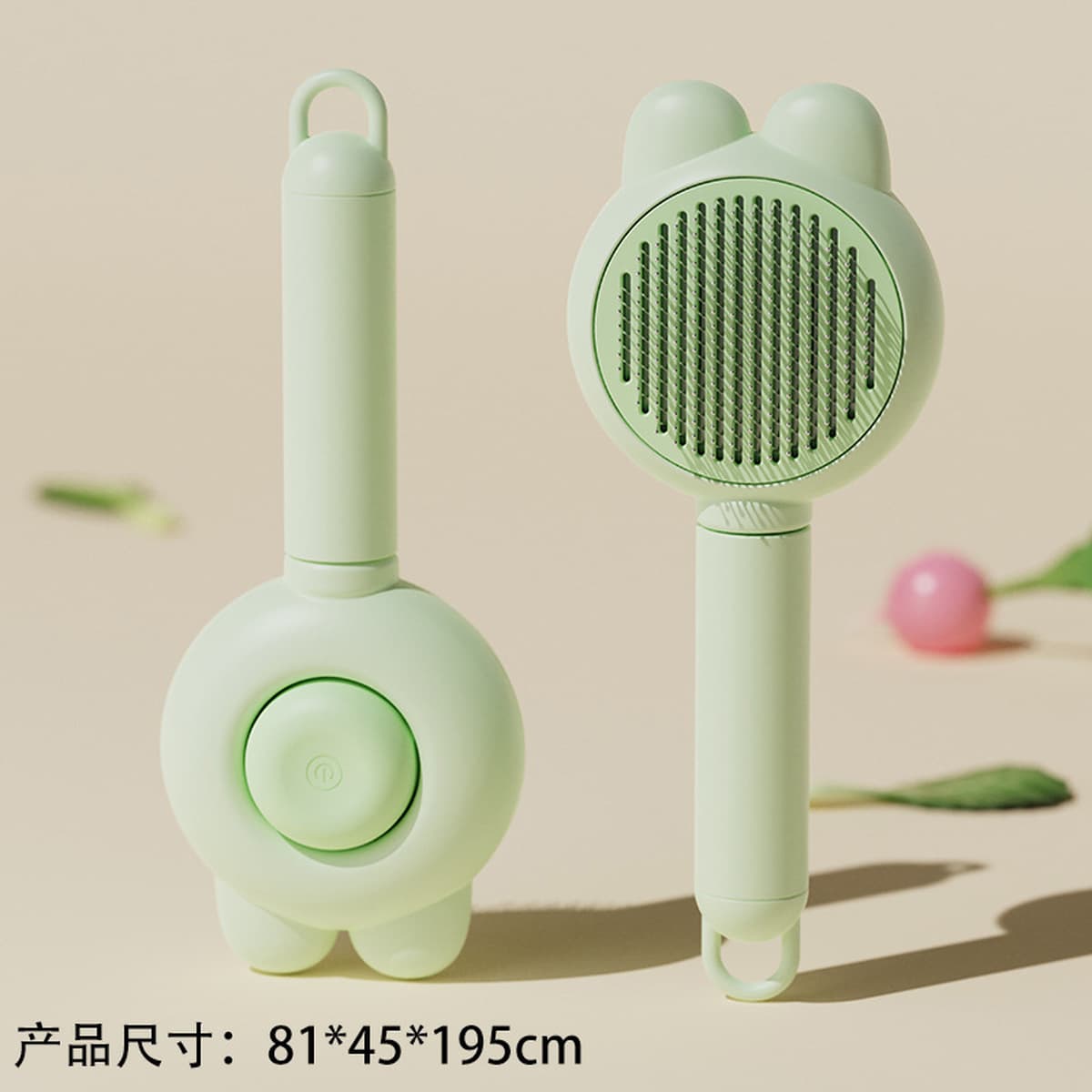 Расческа для домашних животных, нажмите одним щелчком мыши, чтобы удалить плавающие волосы, расческа для удаления волос,...