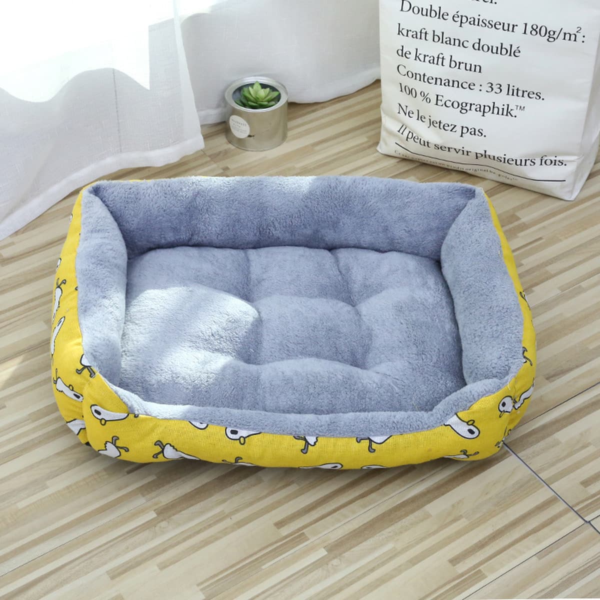 Товары для домашних животных оптом очень большое теплое гнездо Arctic Velvet прямоугольное гнездо для кошек Универсальное...