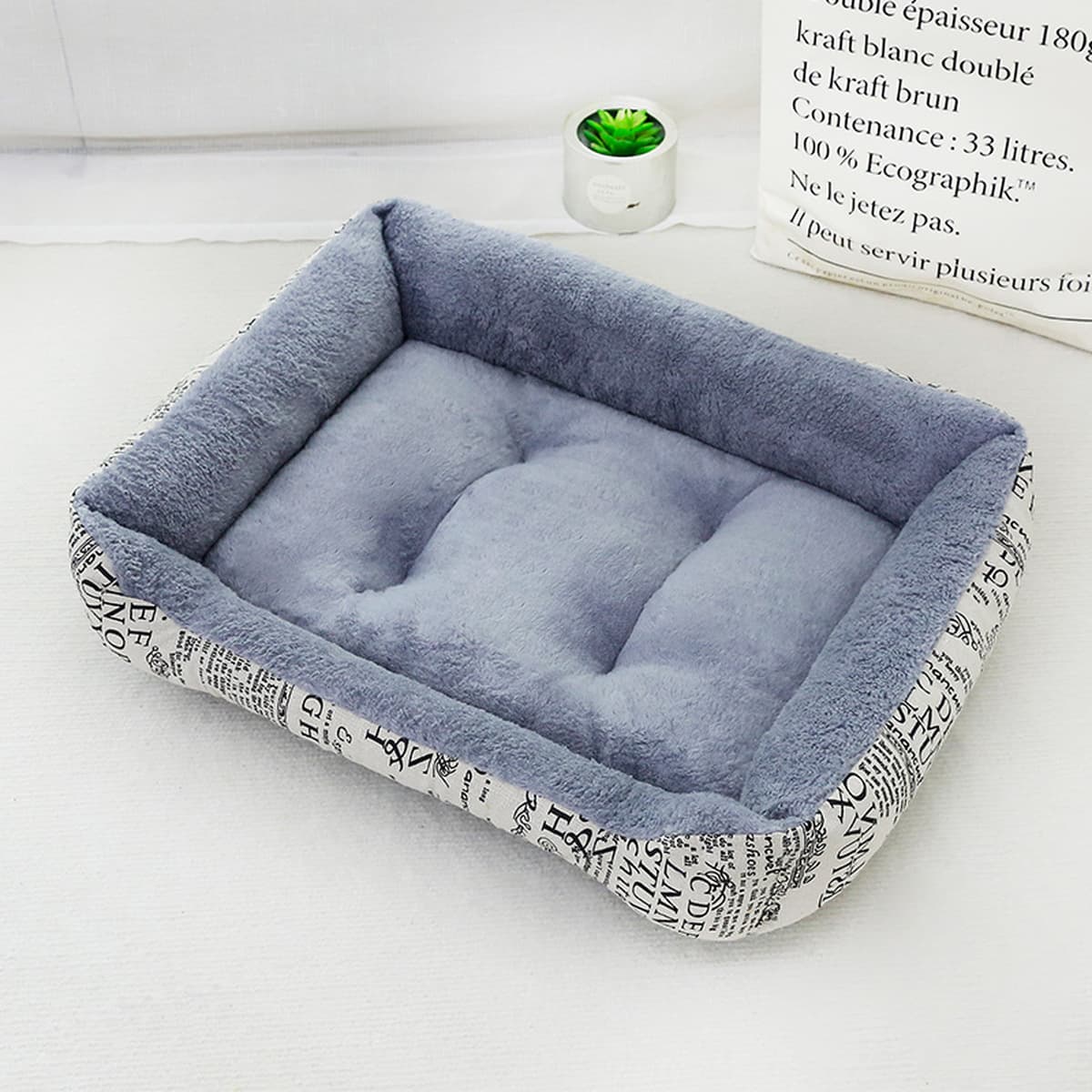 Товары для домашних животных оптом очень большое теплое гнездо Arctic Velvet прямоугольное гнездо для кошек Универсальное...