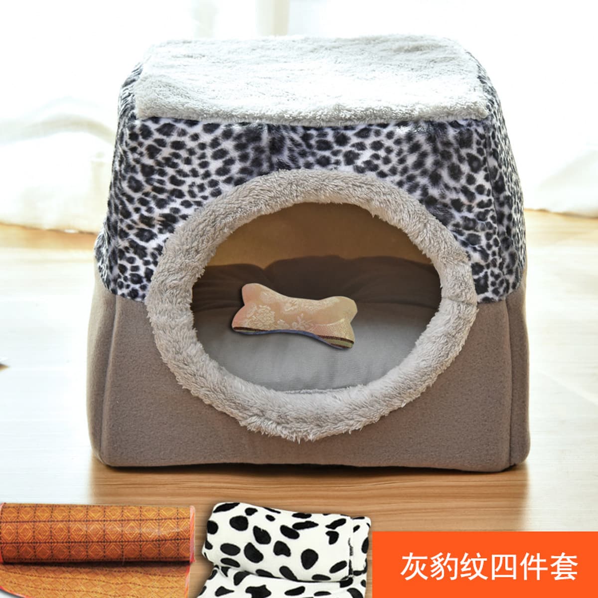 Кросс-бордерный домик для кошек Amazon на все сезоны, вилла-капсула с закрытым вольером, оптовые поставки зимних товаров для...