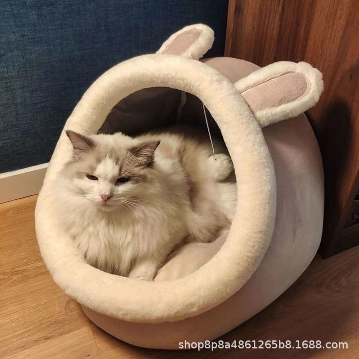 Собачья будка и кошачья будка, удобные, полузакрытые, безопасные, съемные и моющиеся принадлежности для домашних животных...