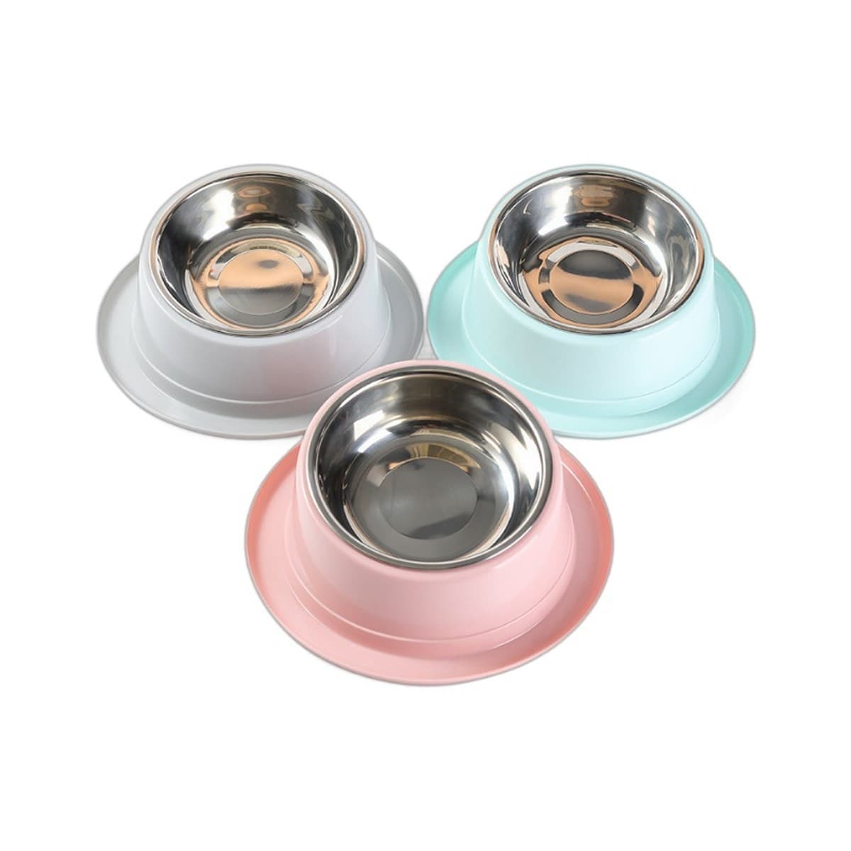 Новый цвет макарон 15 градусов наклон из нержавеющей стали собачьи чаши для защиты шейного отдела позвоночника