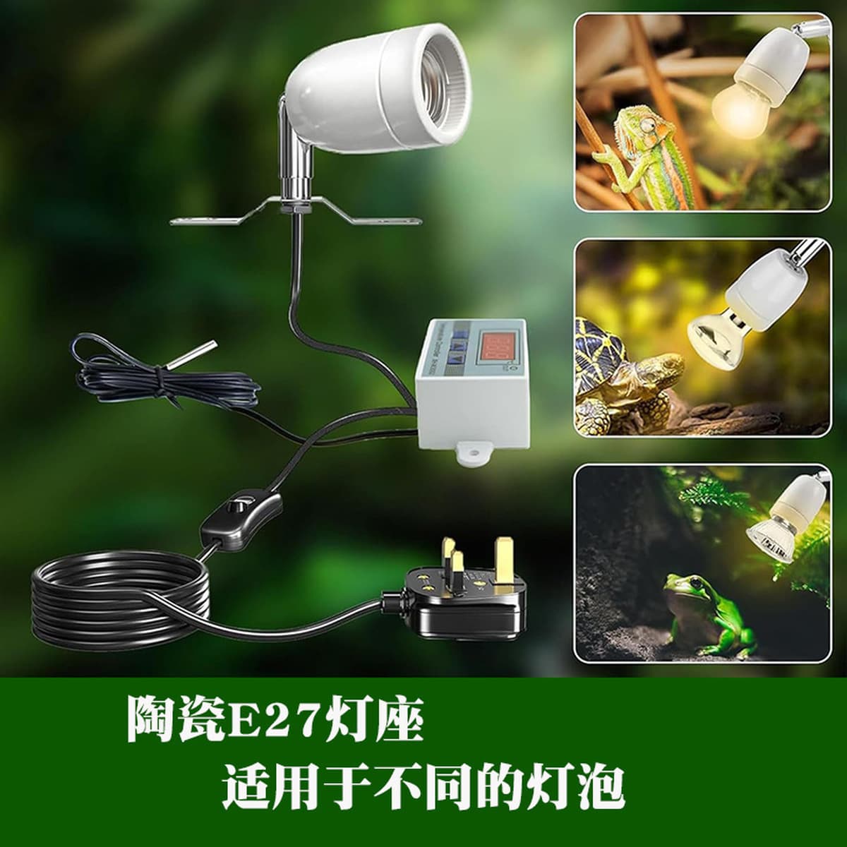 Коробка для разведения рептилий цилиндр ящерица черепаха змея коробка восхождение домашних животных керамическая нагревная...