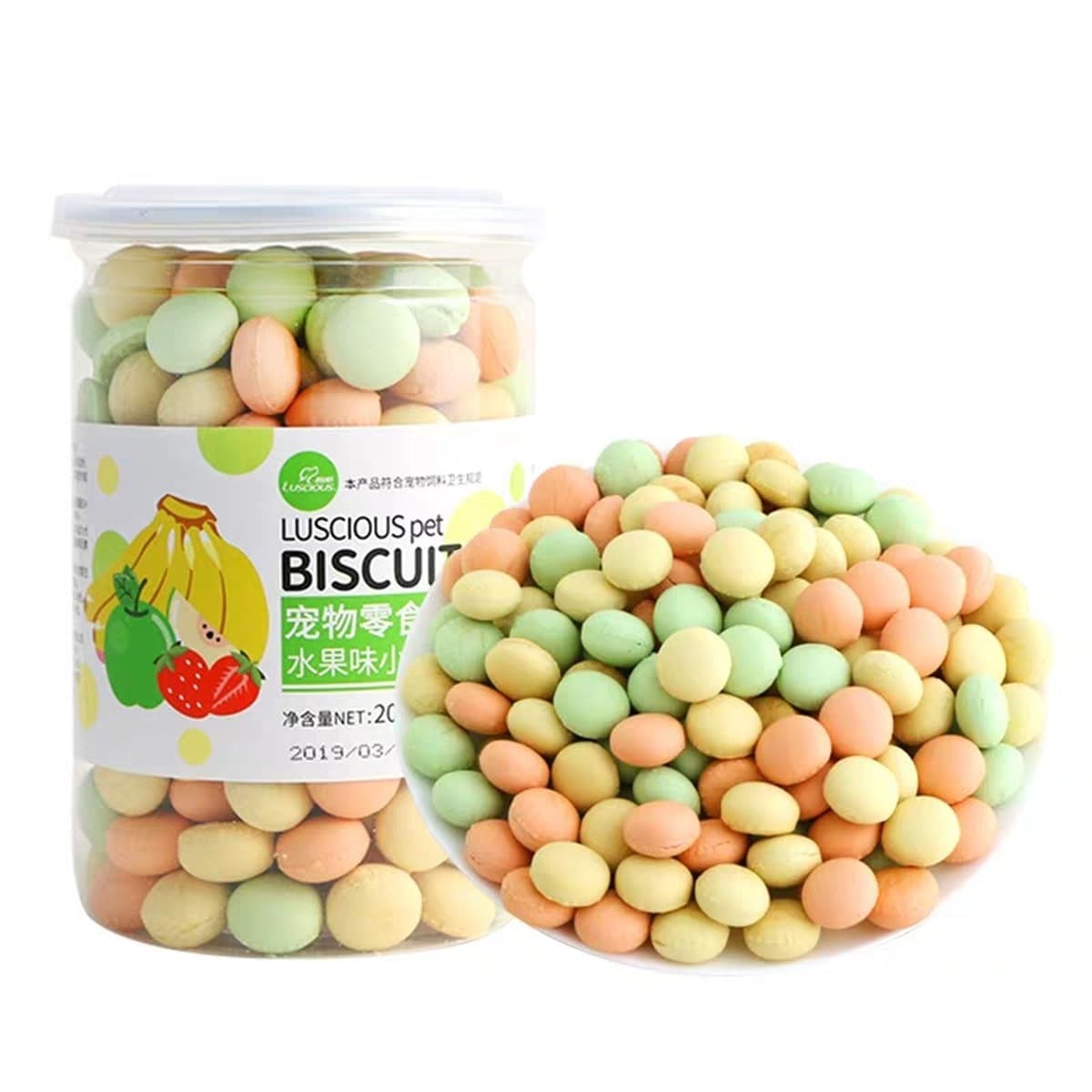 Lu Si Pet Dog дезодорант печенье 220 г кальциевого молока печенье маленькие пропаренные хлебные закуски для собак Тедди...