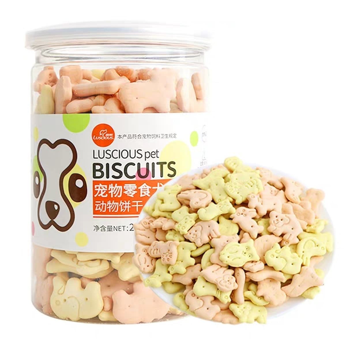 Lu Si Pet Dog дезодорант печенье 220 г кальциевого молока печенье маленькие пропаренные хлебные закуски для собак Тедди...