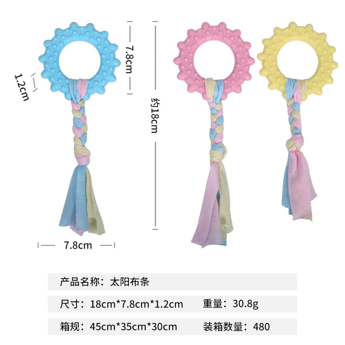 Хит продаж: прочные и износостойкие игрушки для собак, мячи из хлопкового каната для чистки зубов, товары для животных,...