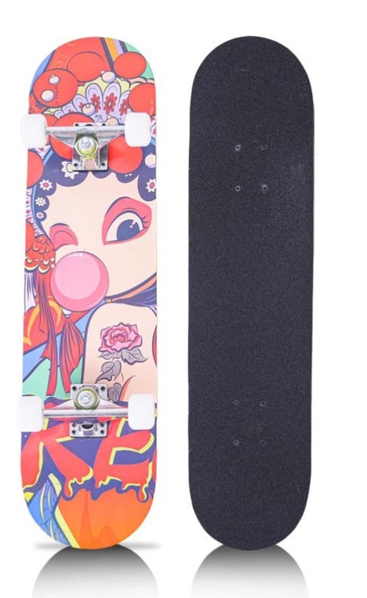 Скейтборд для начинающих, профессиональный, двойной наклон, для детей, подростков, взрослых, мальчиков и девочек,...