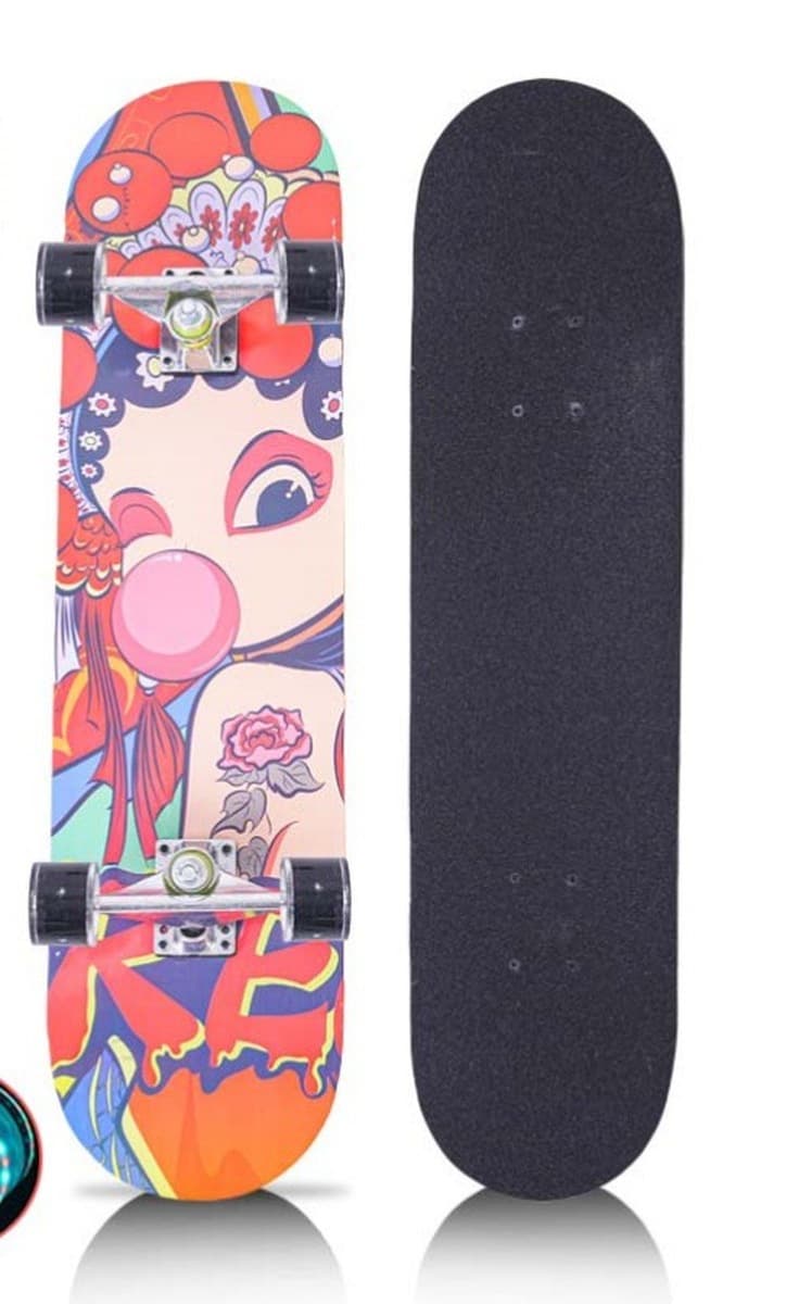Скейтборд для начинающих, профессиональный, двойной наклон, для детей, подростков, взрослых, мальчиков и девочек,...