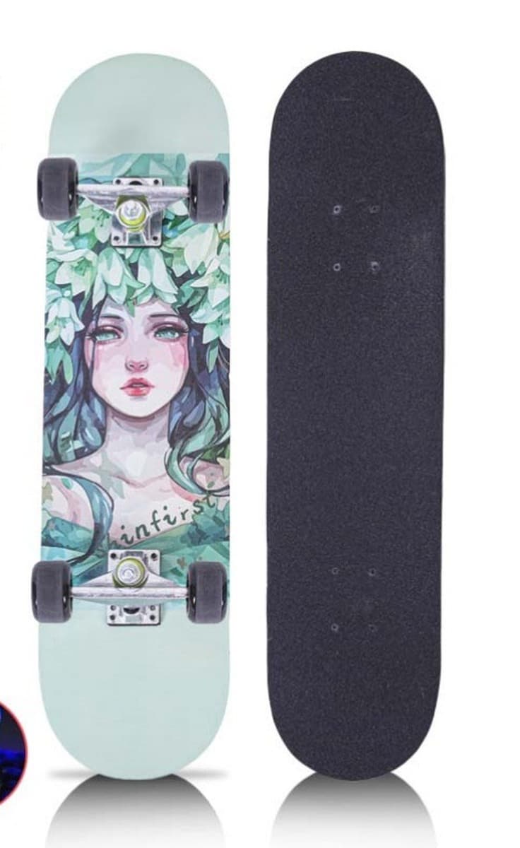 Скейтборд для начинающих, профессиональный, двойной наклон, для детей, подростков, взрослых, мальчиков и девочек,...