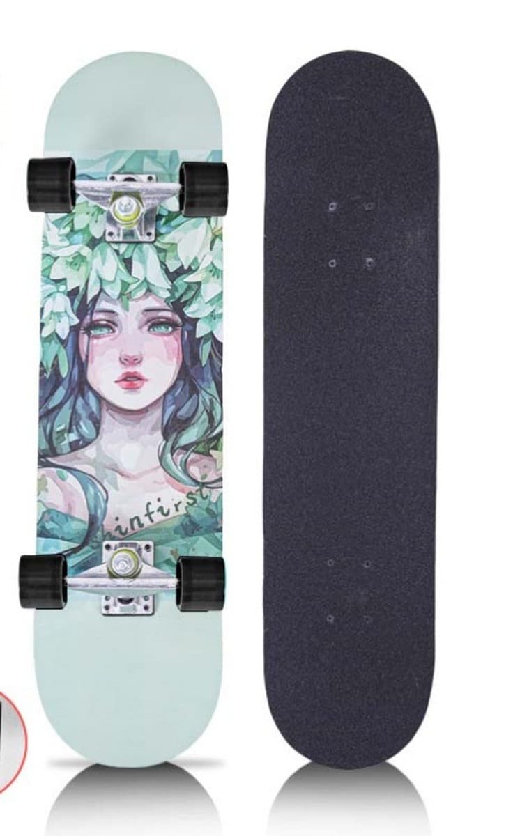 Скейтборд для начинающих, профессиональный, двойной наклон, для детей, подростков, взрослых, мальчиков и девочек,...