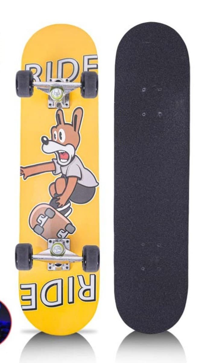 Скейтборд для начинающих, профессиональный, двойной наклон, для детей, подростков, взрослых, мальчиков и девочек,...
