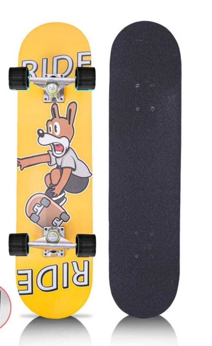 Скейтборд для начинающих, профессиональный, двойной наклон, для детей, подростков, взрослых, мальчиков и девочек,...