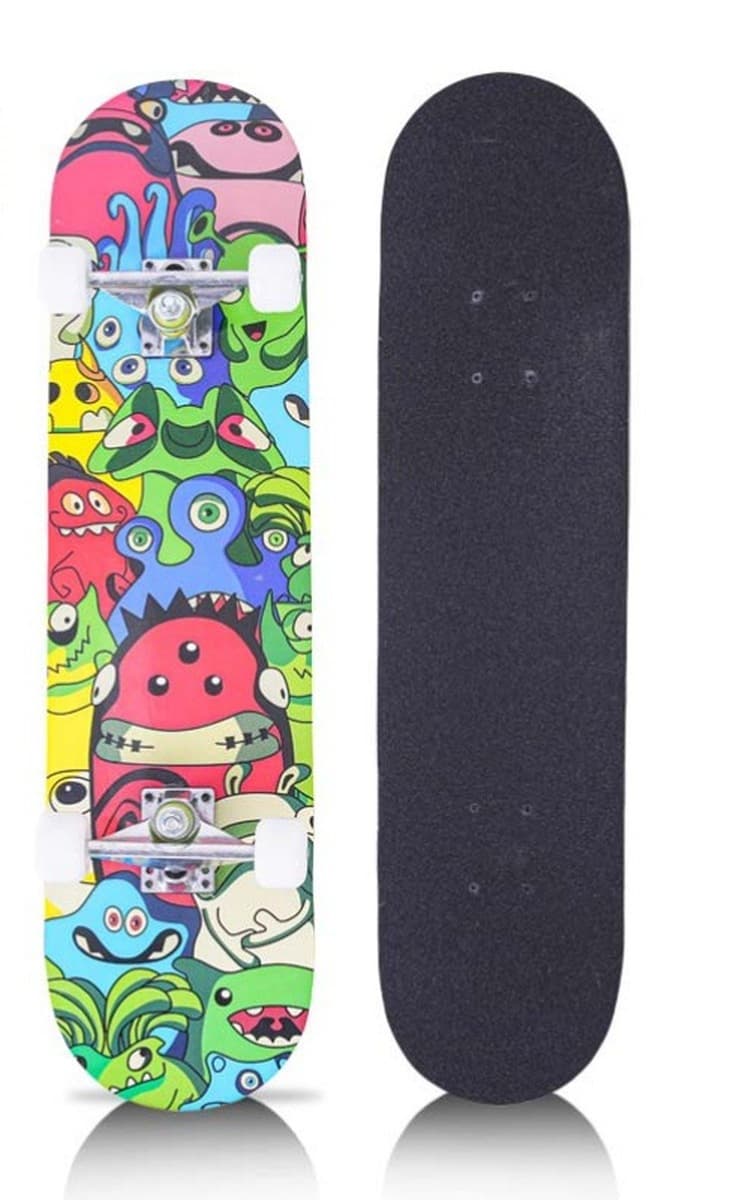 Скейтборд для начинающих, профессиональный, двойной наклон, для детей, подростков, взрослых, мальчиков и девочек,...