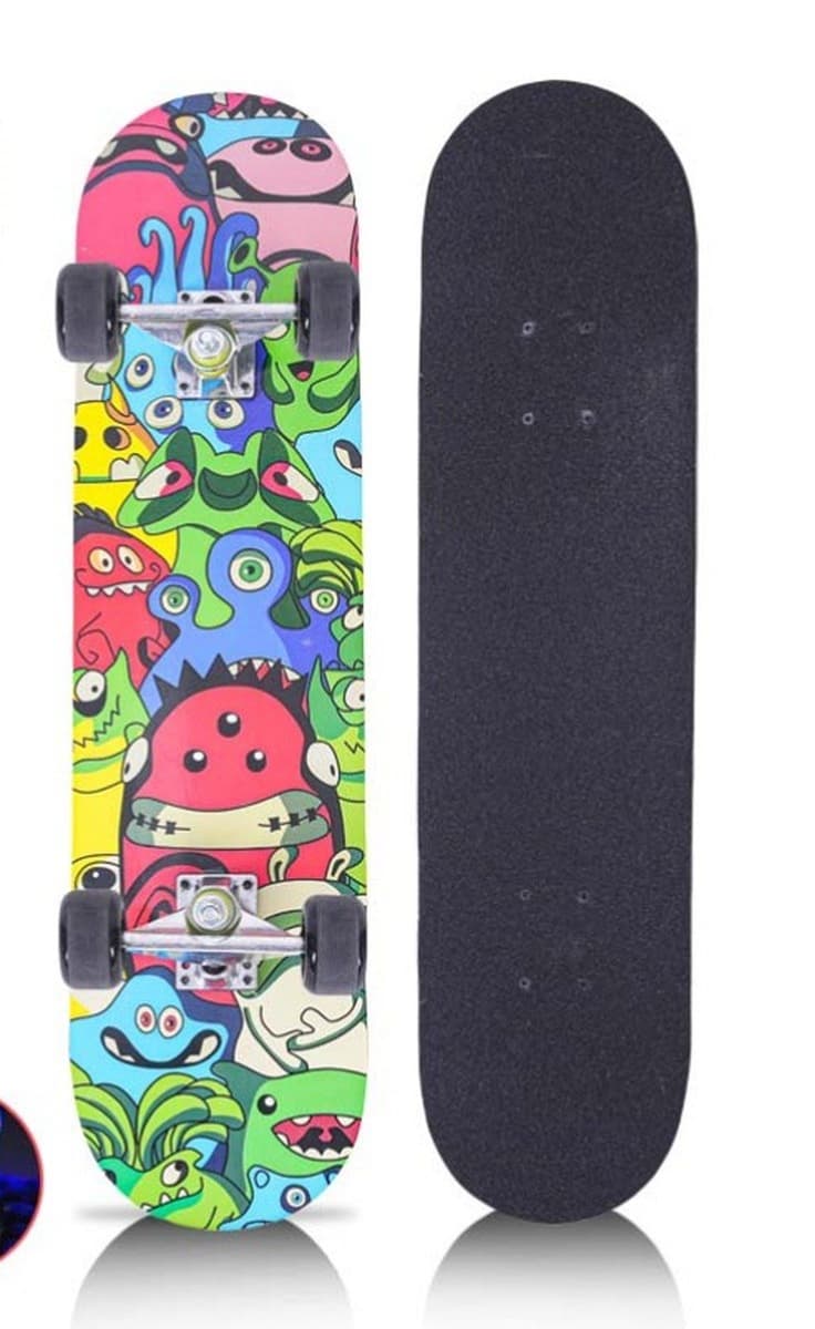 Скейтборд для начинающих, профессиональный, двойной наклон, для детей, подростков, взрослых, мальчиков и девочек,...