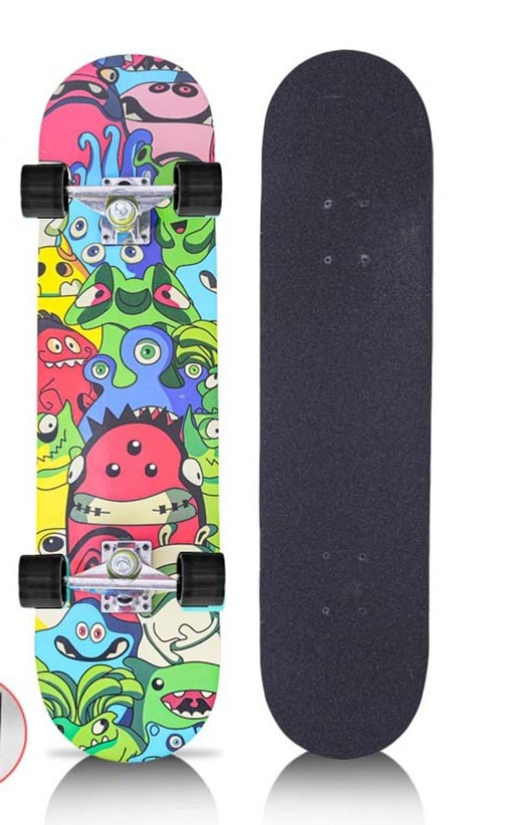 Скейтборд для начинающих, профессиональный, двойной наклон, для детей, подростков, взрослых, мальчиков и девочек,...