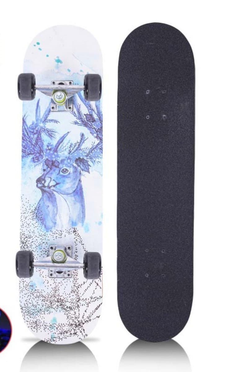 Скейтборд для начинающих, профессиональный, двойной наклон, для детей, подростков, взрослых, мальчиков и девочек,...